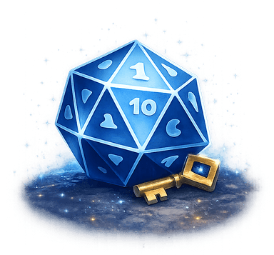 Cubeiterator Blue D20 Dice